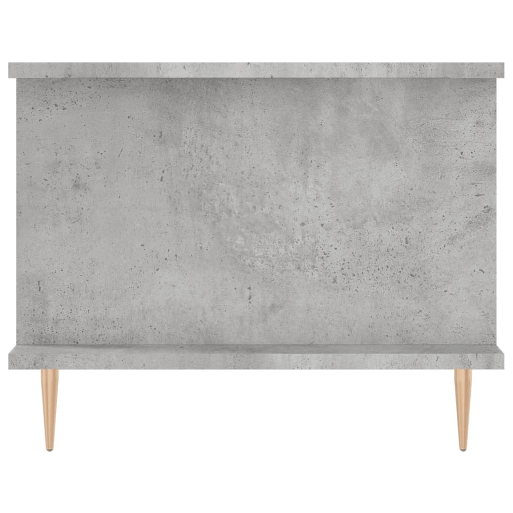 Tavolino da Salotto Grigio Cemento 90x50x40cm Legno Multistrato 829480