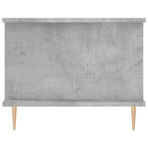 Tavolino da Salotto Grigio Cemento 90x50x40cm Legno Multistrato 829480
