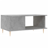 Tavolino da Salotto Grigio Cemento 90x50x40cm Legno Multistrato 829480