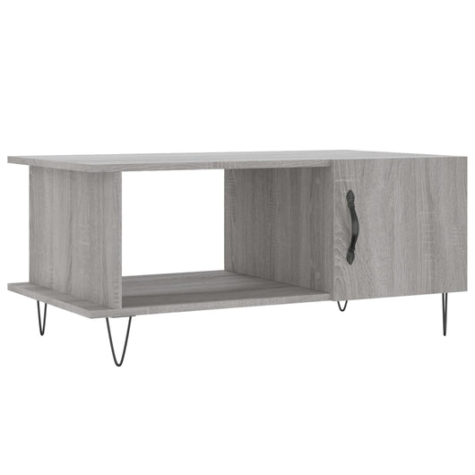 Tavolino da Salotto Grigio Sonoma 90x50x40 cm Legno Multistrato 829490