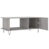 Tavolino da Salotto Grigio Sonoma 90x50x40 cm Legno Multistrato 829490