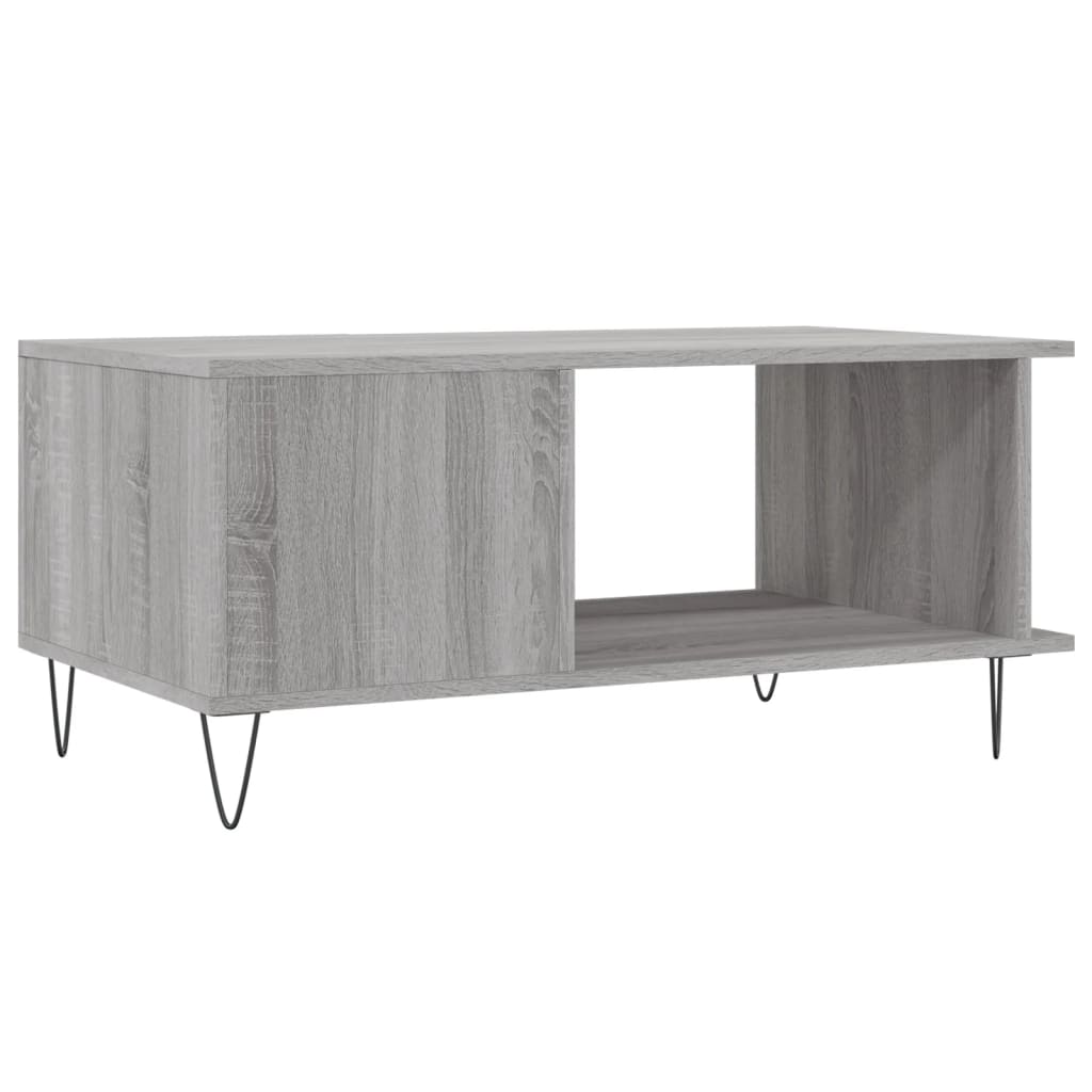 Tavolino da Salotto Grigio Sonoma 90x50x40 cm Legno Multistrato 829490