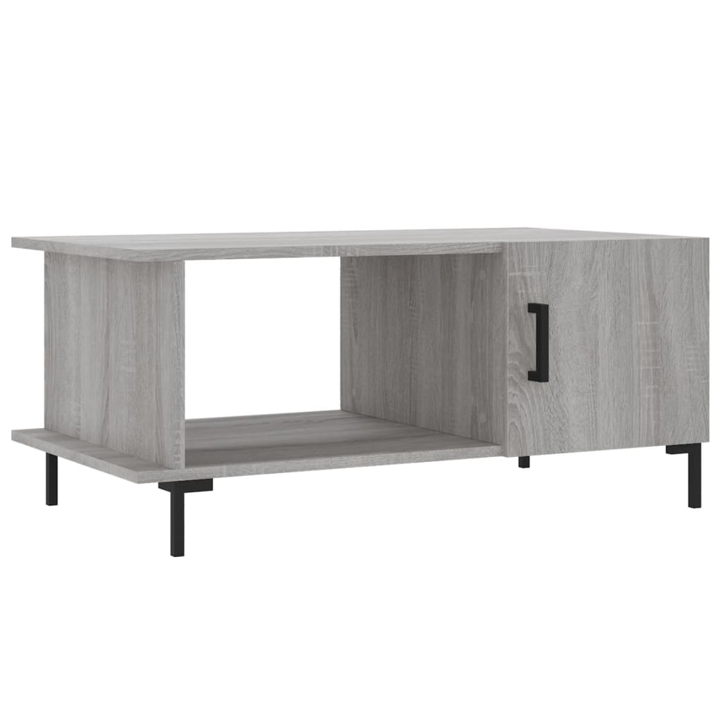 Tavolino da Salotto Grigio Sonoma 90x50x40 cm Legno Multistrato 829498