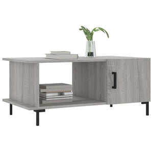 Tavolino da Salotto Grigio Sonoma 90x50x40 cm Legno Multistrato 829498