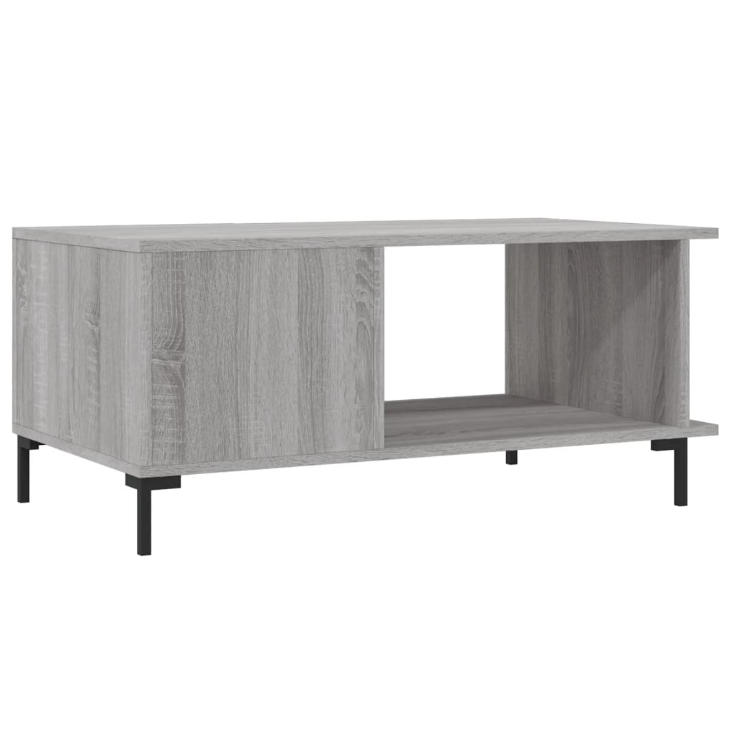 Tavolino da Salotto Grigio Sonoma 90x50x40 cm Legno Multistrato 829498