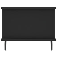 Tavolino da Salotto Nero 90x50x40 cm in Legno Multistrato 829501