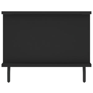 Tavolino da Salotto Nero 90x50x40 cm in Legno Multistrato 829501