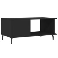 Tavolino da Salotto Nero 90x50x40 cm in Legno Multistrato 829501