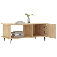 Tavolino da Salotto Rovere Sonoma 90x50x40 cm Legno Multistrato 829503