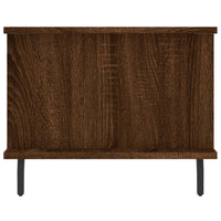 Tavolino da Salotto Rovere Marrone 90x50x40cm Legno Multistrato 829507