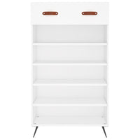 Scarpiera Bianca 60x35x105 cm in Legno Multistrato 829580