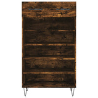 Scarpiera Rovere Fumo 60x35x105 cm in Legno Multistrato