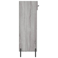 Scarpiera Grigio Sonoma 60x35x105 cm in Legno Multistrato 829626