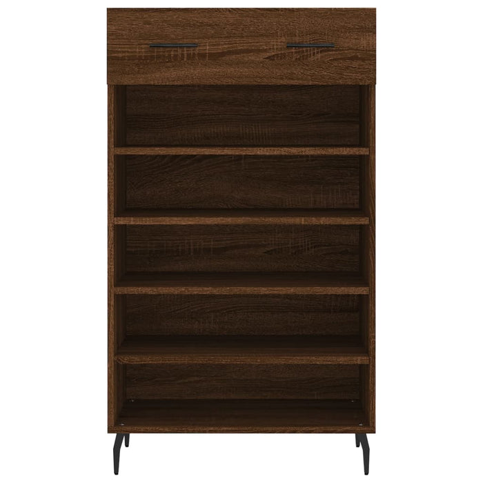 Scarpiera Rovere Marrone 60x35x105 cm in Legno Multistrato