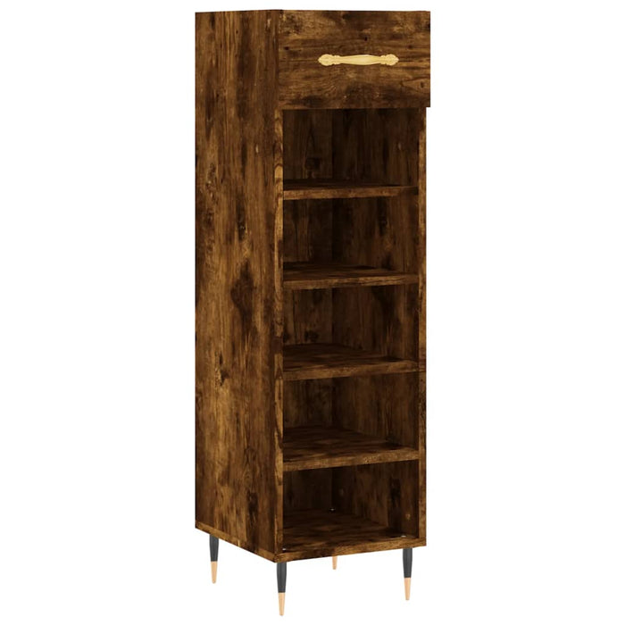 Scarpiera Rovere Fumo 30x35x105 cm in Legno Multistratocod mxl 128822