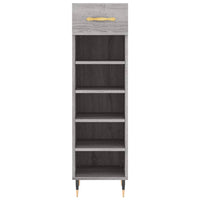 Scarpiera Grigio Sonoma 30x35x105 cm in Legno Multistrato 829658
