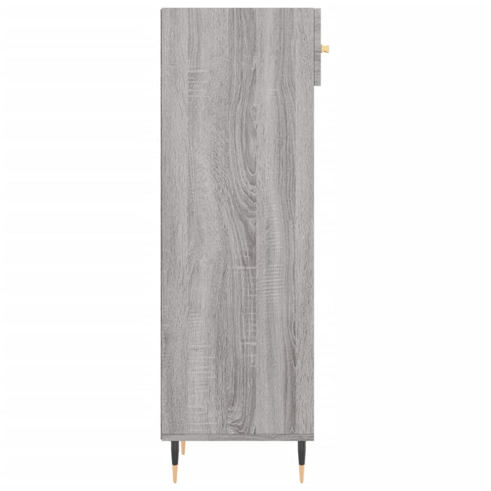 Scarpiera Grigio Sonoma 30x35x105 cm in Legno Multistrato 829658