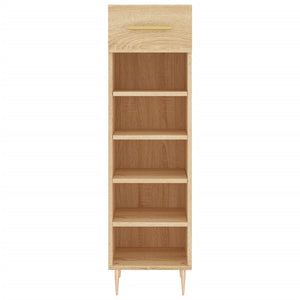 Scarpiera Rovere Sonoma 30x35x105 cm in Legno Multistrato 829663