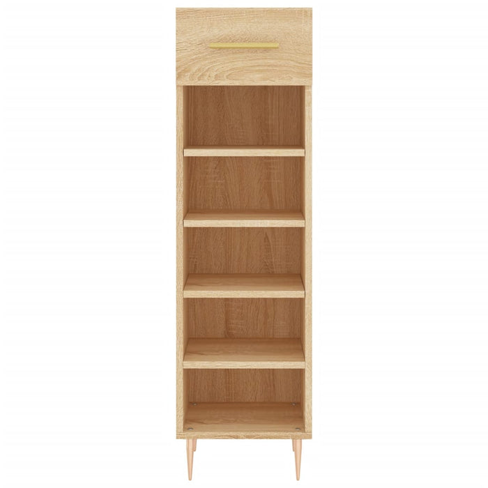 Scarpiera Rovere Sonoma 30x35x105 cm in Legno Multistrato 829663