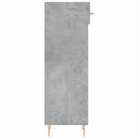 Scarpiera Grigio Cemento 30x35x105 cm in Legno Multistrato 829664