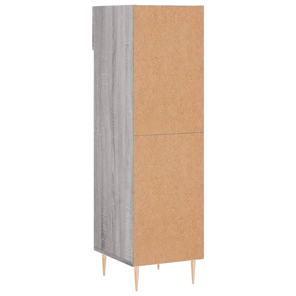 Scarpiera Grigio Sonoma 30x35x105 cm in Legno Multistrato 829666