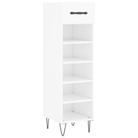 Scarpiera Bianco Lucido 30x35x105 cm in Legno Multistratocod mxl 80079