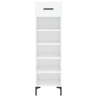 Scarpiera Bianca 30x35x105 cm in Legno Multistrato 829676