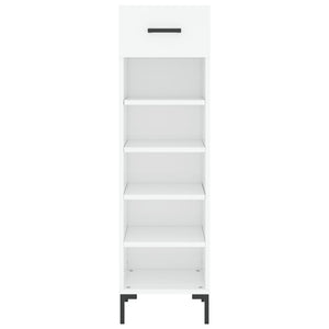 Scarpiera Bianca 30x35x105 cm in Legno Multistrato 829676