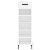 Scarpiera Bianca 30x35x105 cm in Legno Multistrato 829684