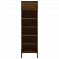 Scarpiera Rovere Marrone 30x35x105 cm in Legno Multistrato 829691