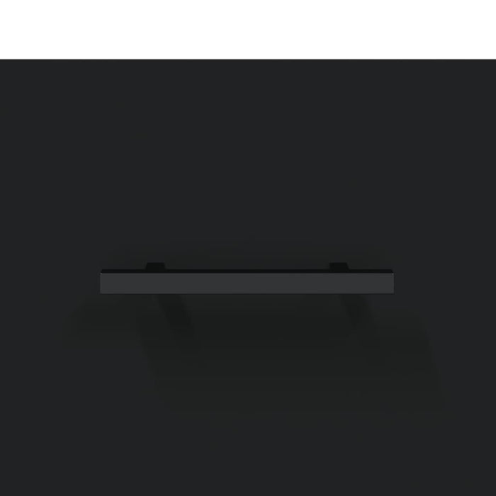 Scarpiera Nera 30x35x105 cm in Legno Multistrato 829701