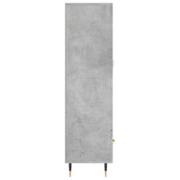 Credenza Grigio Cemento 69,5x31x115 cm in Legno Multistrato 830304