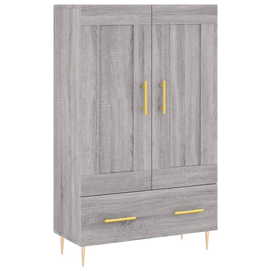 Credenza Grigio Sonoma 69,5x31x115 cm in Legno Multistrato 830314
