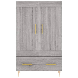 vidaXL Credenza Grigio Sonoma 69,5x31x115 cm in Legno Multistrato