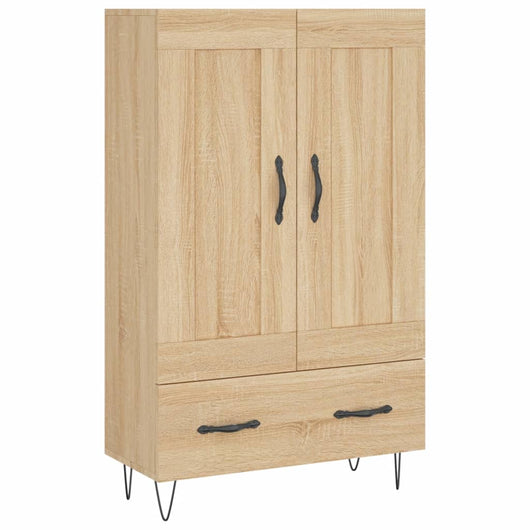 Credenza cassettiera mobile contenitore organizer cucina soggiorno salotto alto sonoma 695 x 31 x 115 cm legno ingegnerizzato marrone 02_0034089