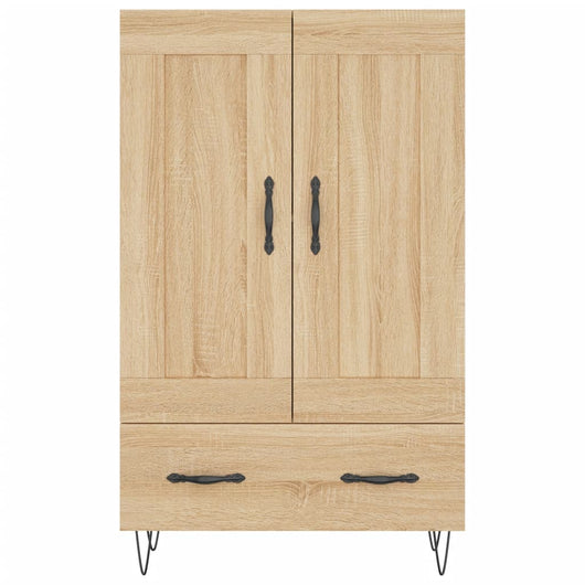 Credenza cassettiera mobile contenitore organizer cucina soggiorno salotto alto sonoma 695 x 31 x 115 cm legno ingegnerizzato marrone 02_0034089