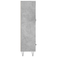 Credenza Grigio Cemento 69,5x31x115 cm in Legno Multistrato 830320