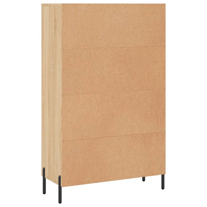 Credenza Rovere Sonoma 69,5x31x115 cm in Legno Multistrato 830335