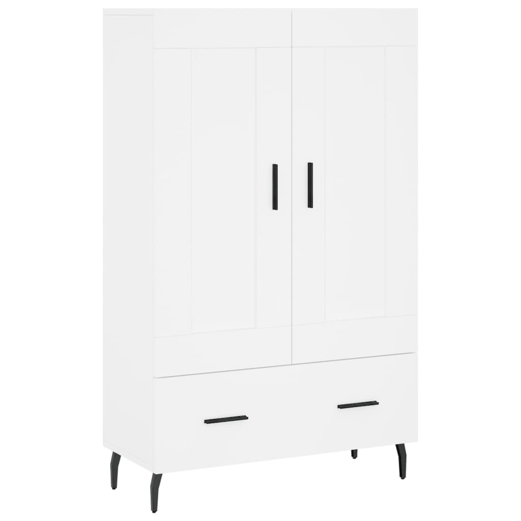 Credenza Bianca 69,5x31x115 cm in Legno Multistrato 830340