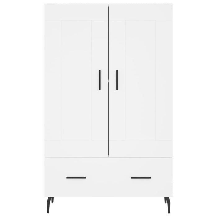 Credenza Bianca 69,5x31x115 cm in Legno Multistrato 830340