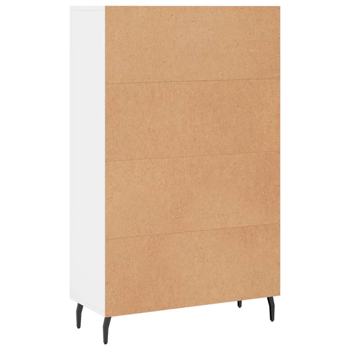Credenza Bianca 69,5x31x115 cm in Legno Multistrato 830340