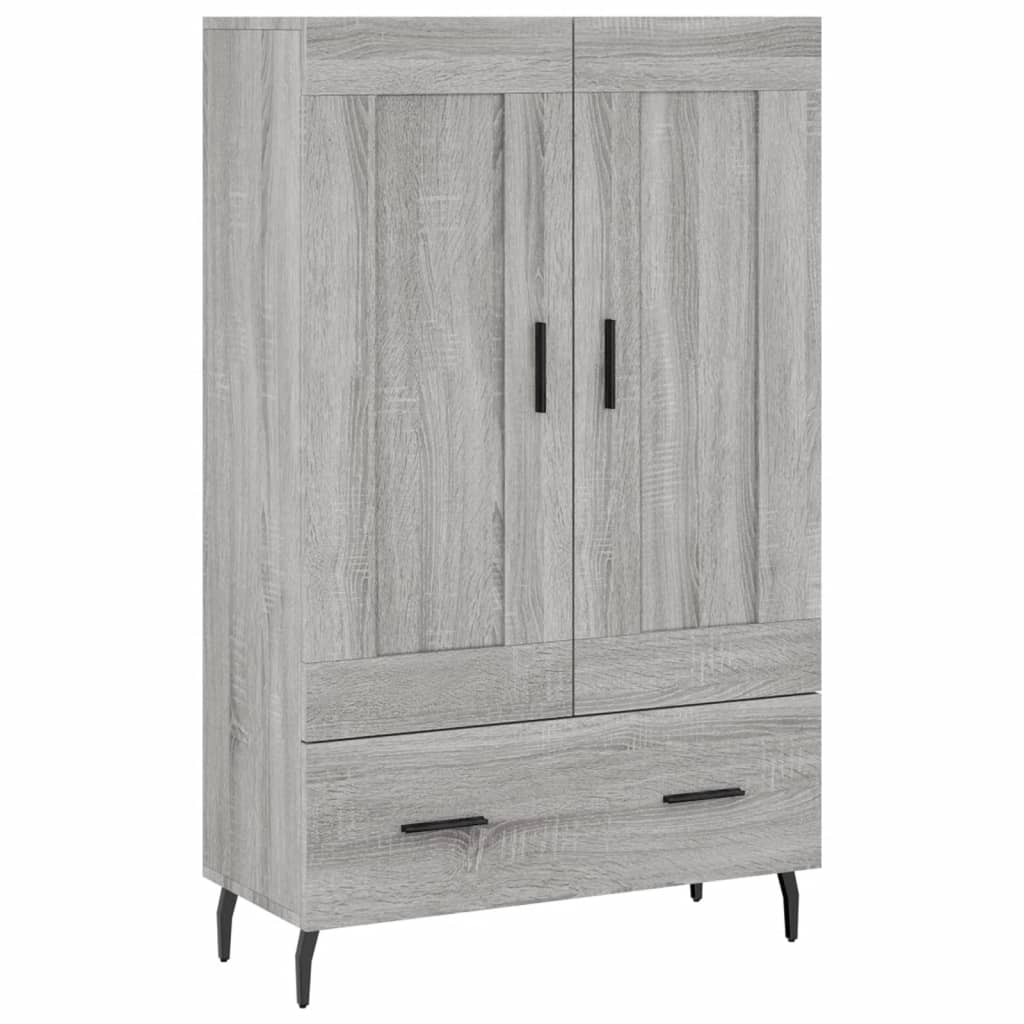 vidaXL Credenza Grigio Sonoma 69,5x31x115 cm in Legno Multistrato