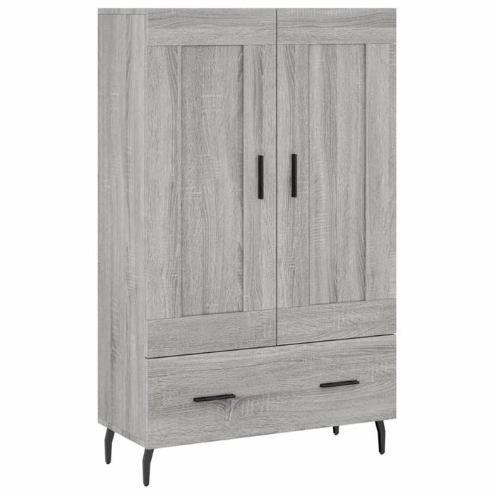 vidaXL Credenza Grigio Sonoma 69,5x31x115 cm in Legno Multistrato