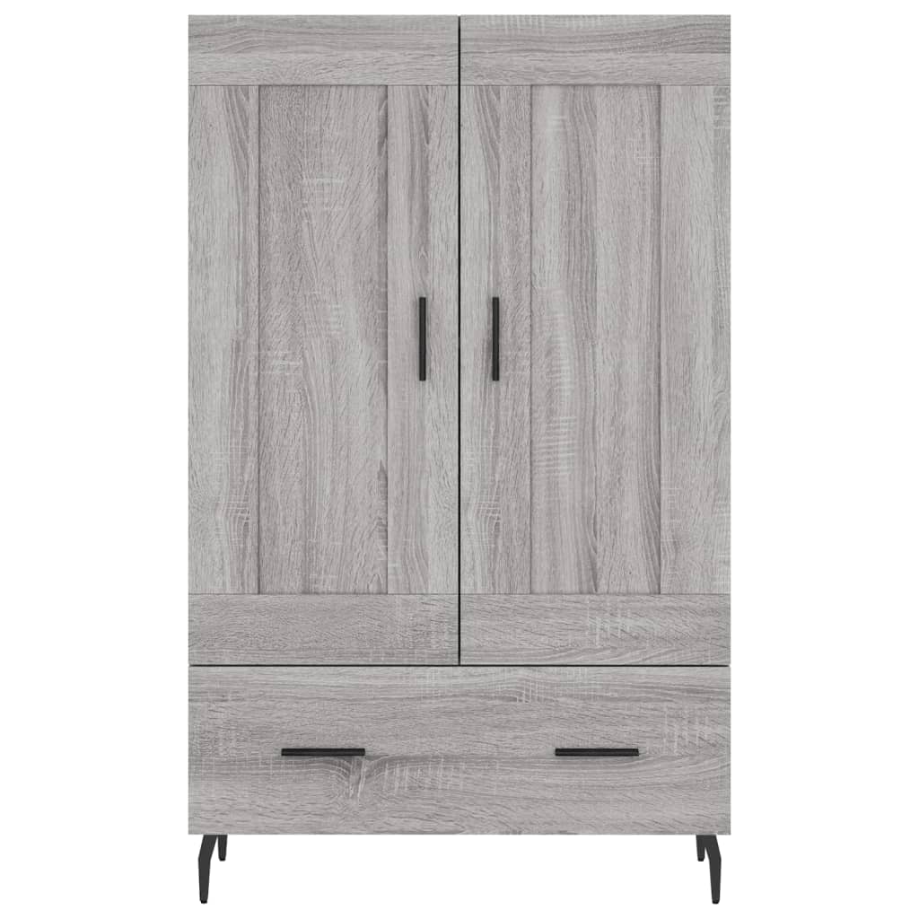 vidaXL Credenza Grigio Sonoma 69,5x31x115 cm in Legno Multistrato