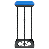 Porta Sacchi Spazzatura 2 pz Nero e Blu 60 L in PP 154979