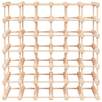 Portabottiglie Vino 42 Bottiglie 68,5x23x68,5 cm Massello Pinocod mxl 107022