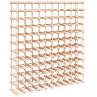 Portabottiglie Vino 120Bottiglie 112,5x23x123,5cm Massello Pino