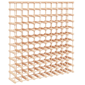 Portabottiglie Vino 120Bottiglie 112,5x23x123,5cm Massello Pino