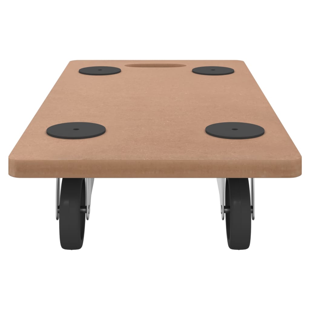 Pedane 2 pz Rettangolari in Legno Multistrato 154885