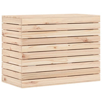 Cesto per Bucato 88,5x44x66 cm Legno Massello Pino 832319